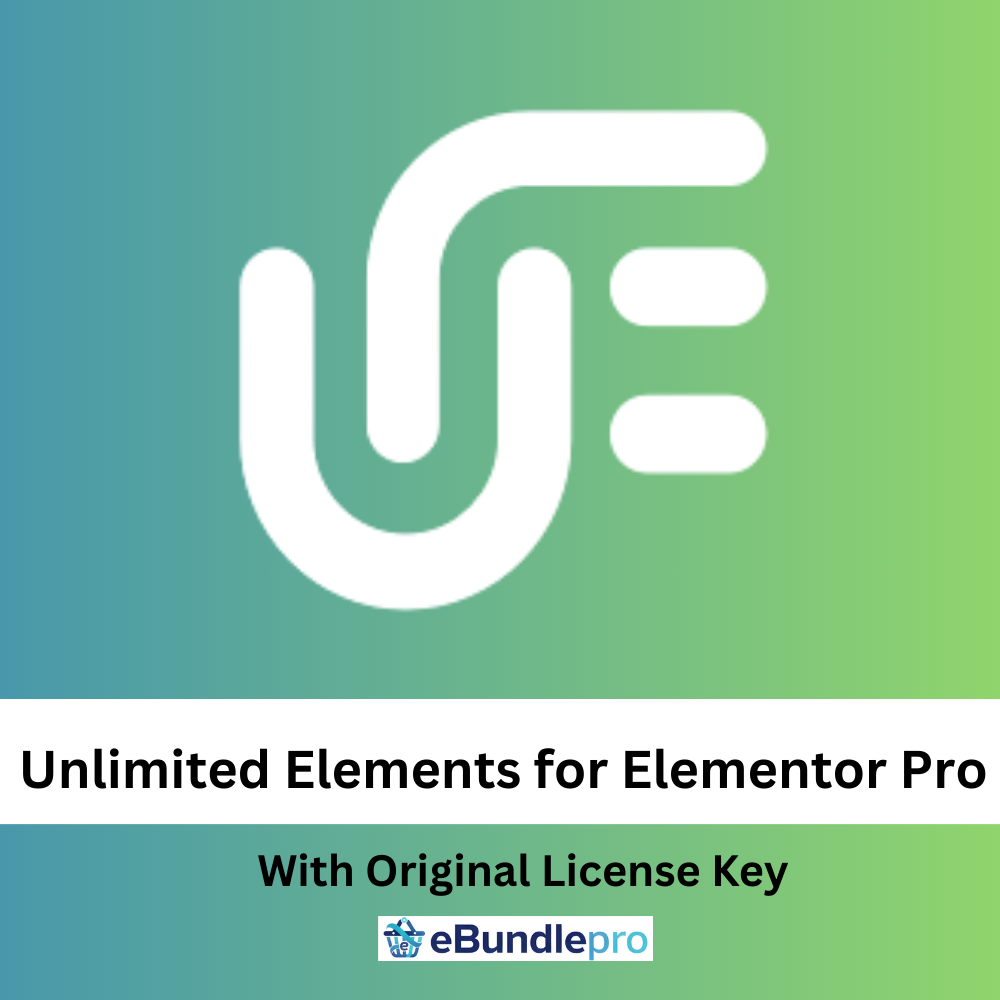 Unlimited Elements for Elementor Pro addon for Elementor websites