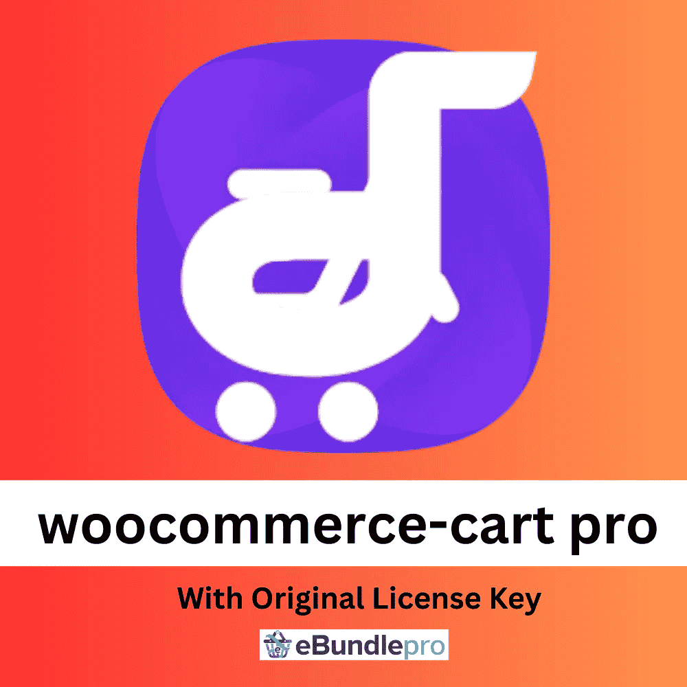 WooCommerce Cart Pro original license dashboard for 1 year activation